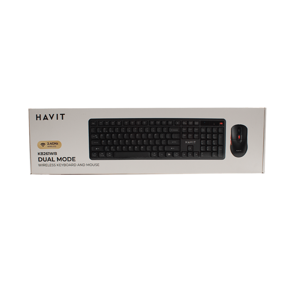 Havit Wireless keyboard+Mouse Combo Black+Red HV-KB261WB BK+RD