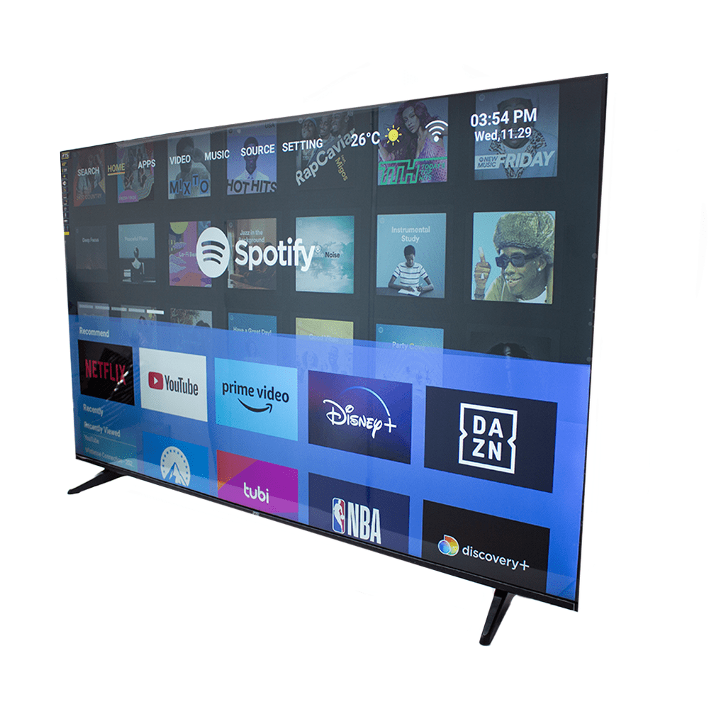 FTS 65" Smart Frameless UHD Android 14 Panel FTS-1865SP