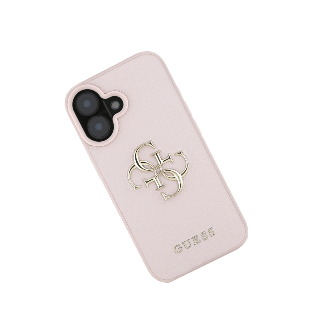 GUESS - Magsafe Grained IPhone 16 Case Pink