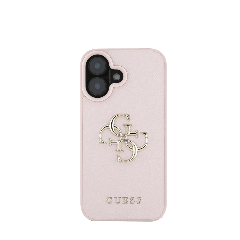 GUESS - Magsafe Grained IPhone 16 Case Pink