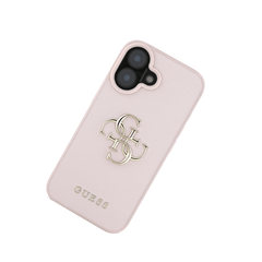 GUESS - Magsafe Grained IPhone 16 Case Pink