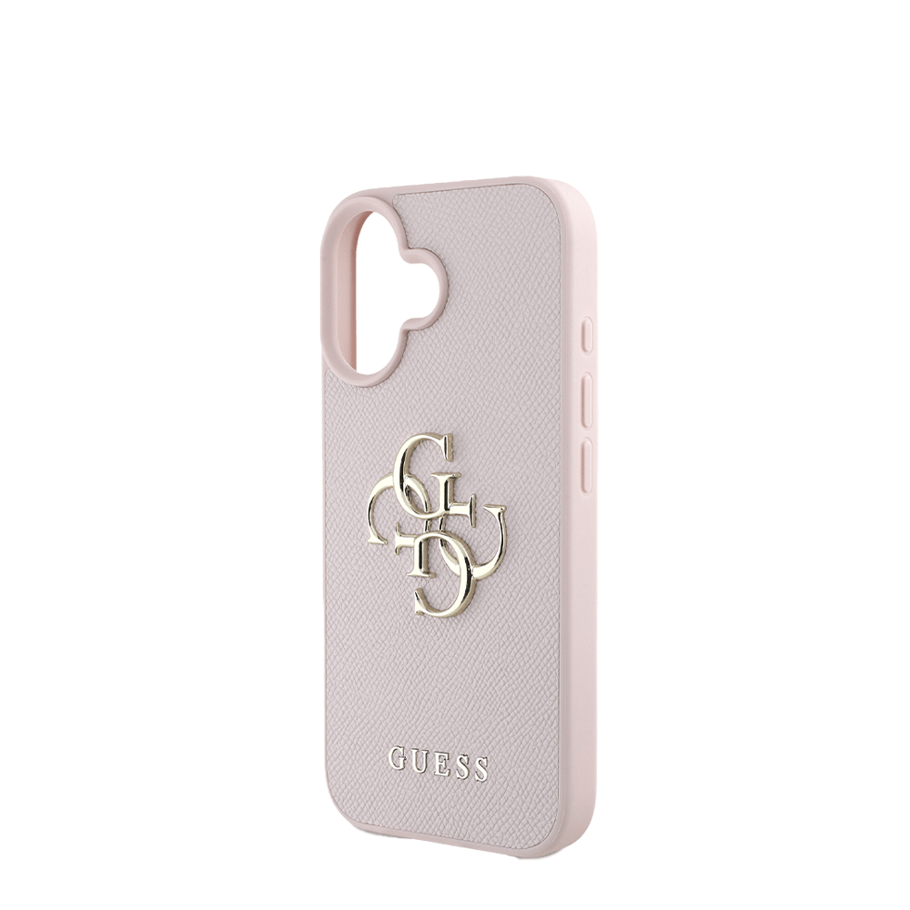 GUESS - Magsafe Grained IPhone 16 Case Pink