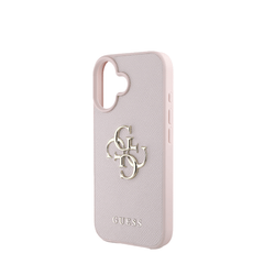 GUESS - Magsafe Grained IPhone 16 Case Pink