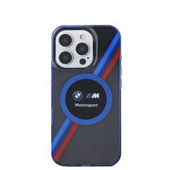 BMW MOTORSPORT-Magsafe IPhone 16 Pro Black Printed Case