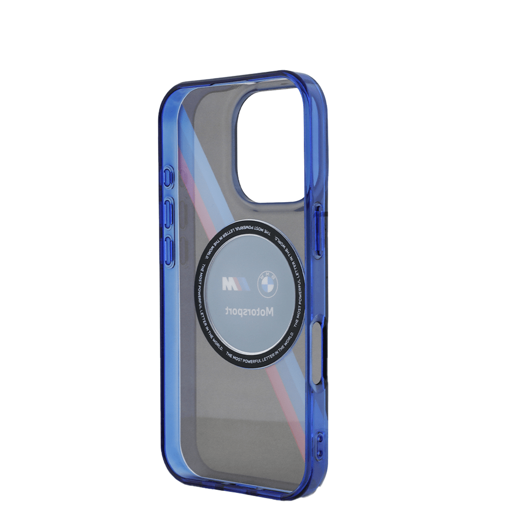 BMW MOTORSPORT-Magsafe IPhone 16 Pro Black Printed Case