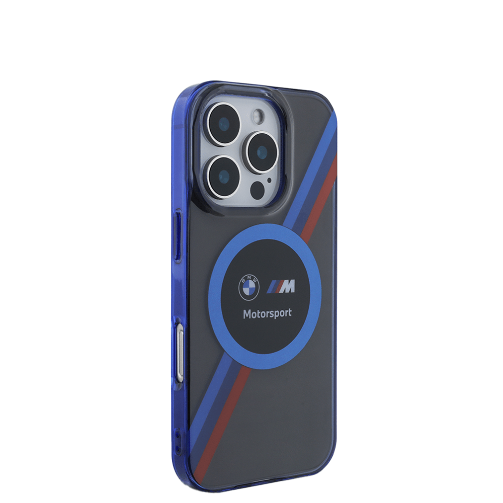 BMW MOTORSPORT-Magsafe IPhone 16 Pro Max Black Printed Case