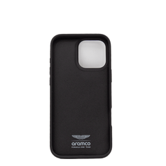 ASTON MARTIN-Aramco Magsafe F1-Real Carbon Fiber IPhone 16 Pro Max Black Case