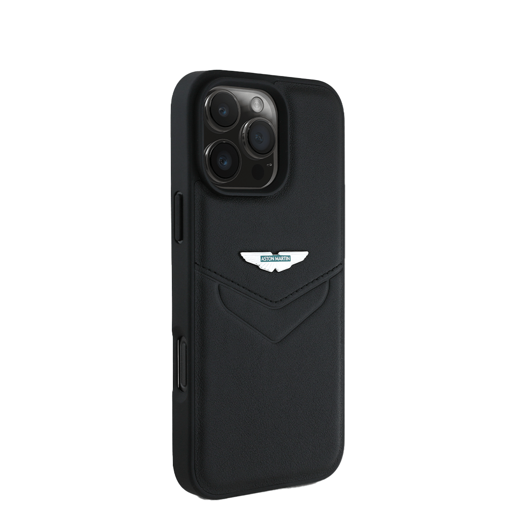 ASTON MARTIN-Aramco F1-Magsafe IPhone 16 Pro Black Case