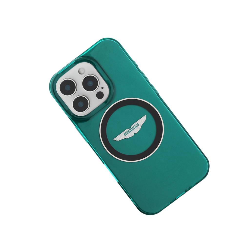 ASTON MARTIN-Magsafe IPhone 16 Pro Max Green IML Case