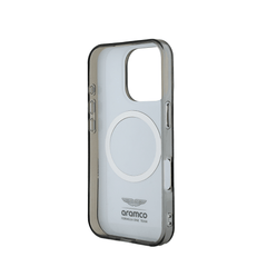 Aston Martin Aramco F1 MagSafe iPhone 16 Pro Max Black Case