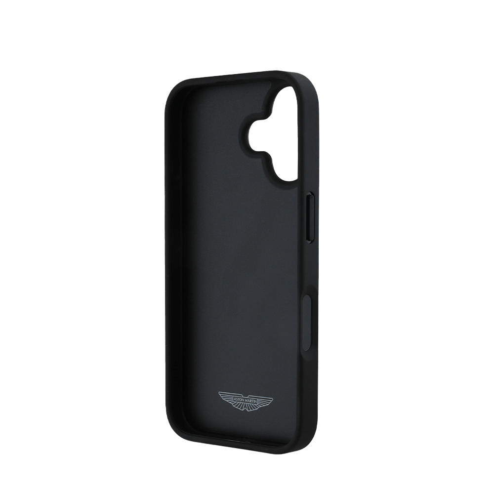 Aston Martin Aramco F1 MagSafe iPhone 16 Black Case