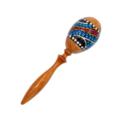 FTS Maracas Wood W/Stick 8x8x25 cm M/Lombok