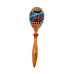 FTS Maracas Wood W/Stick 8x8x25 cm M/Lombok