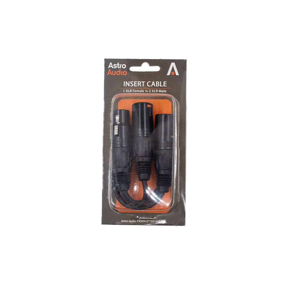 Astro Audio XLR Female To 2x XLR Male 0.3m TX009+2*TX010/0.3M