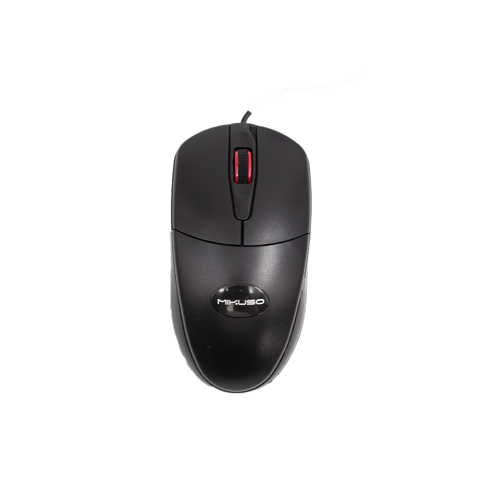 Mikuso Wired Mouse 3 Buttons + 1 Wheel MOS-384U BK