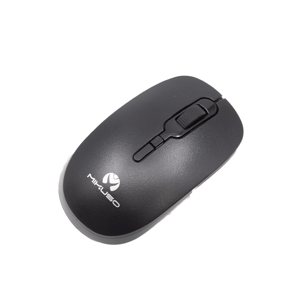 Mikuso 4 Buttons + 1 Wheel Wireless Mouse MOS-W085 BK