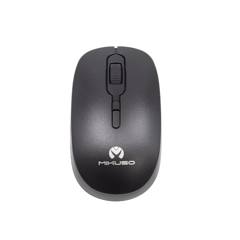 Mikuso 4 Buttons + 1 Wheel Wireless Mouse MOS-W085 BK