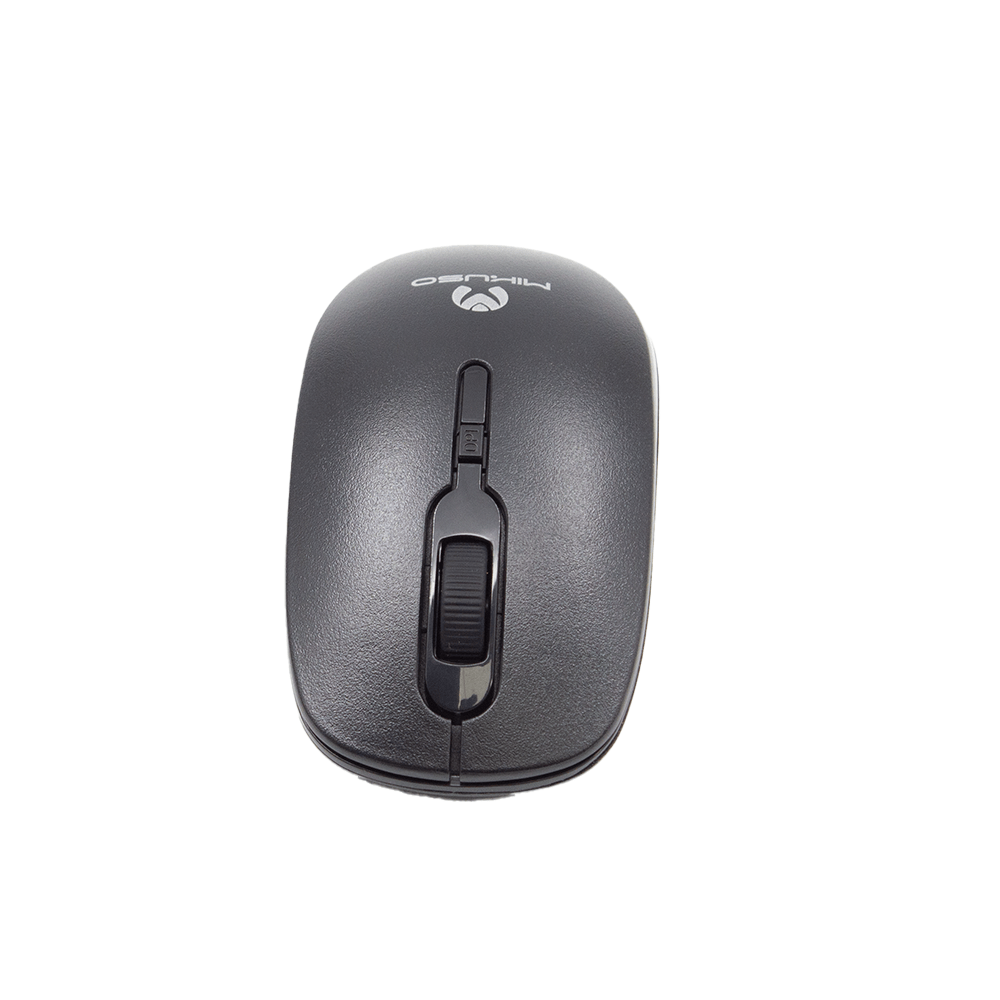 Mikuso 4 Buttons + 1 Wheel Wireless Mouse MOS-W085 BK