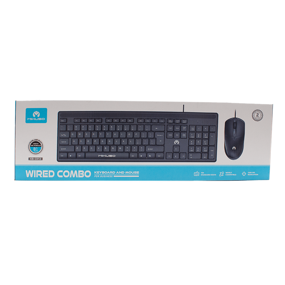 Mikuso Mouse+ Keyboard KB-CO12 BK