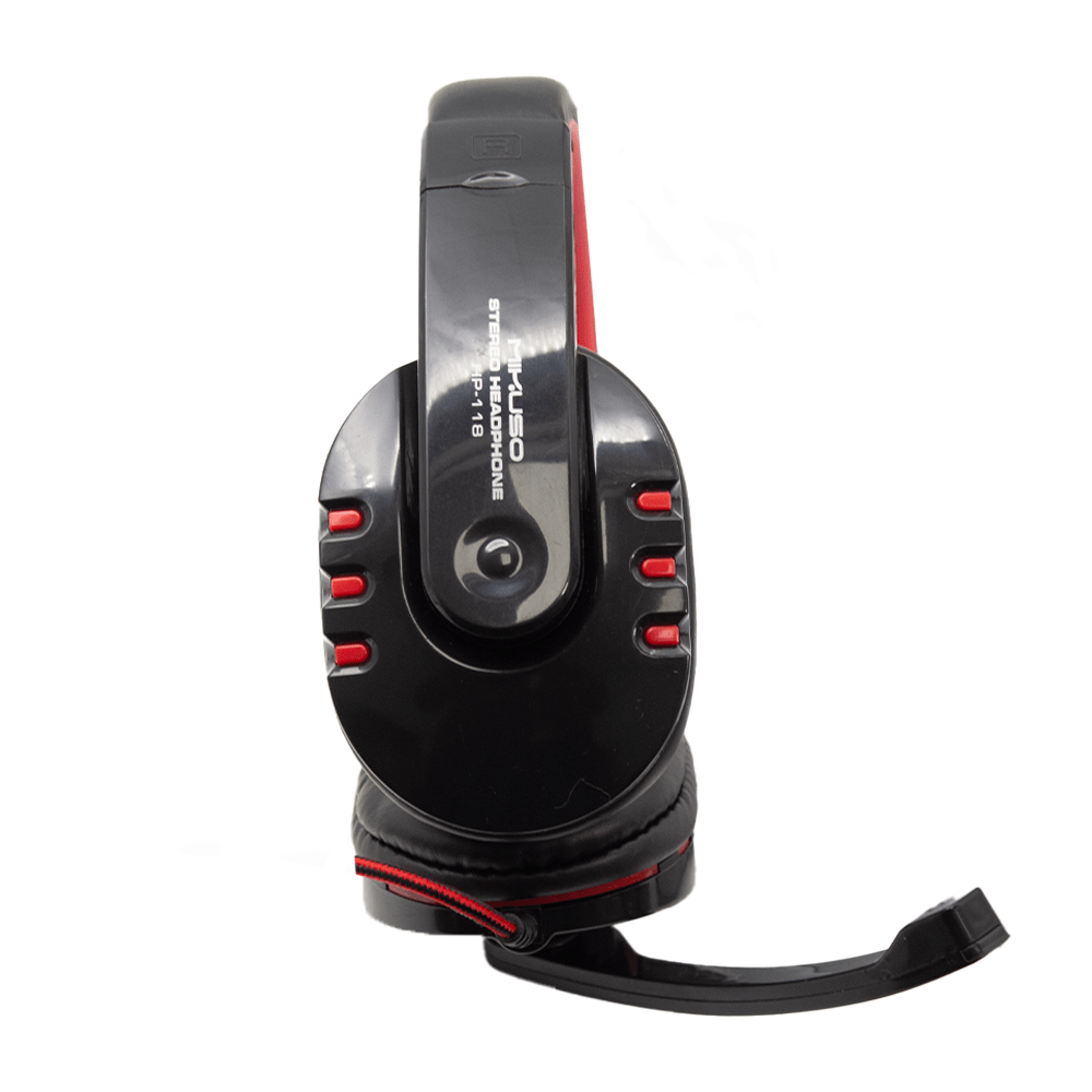Mikuso Headphone Black HP-118 BK