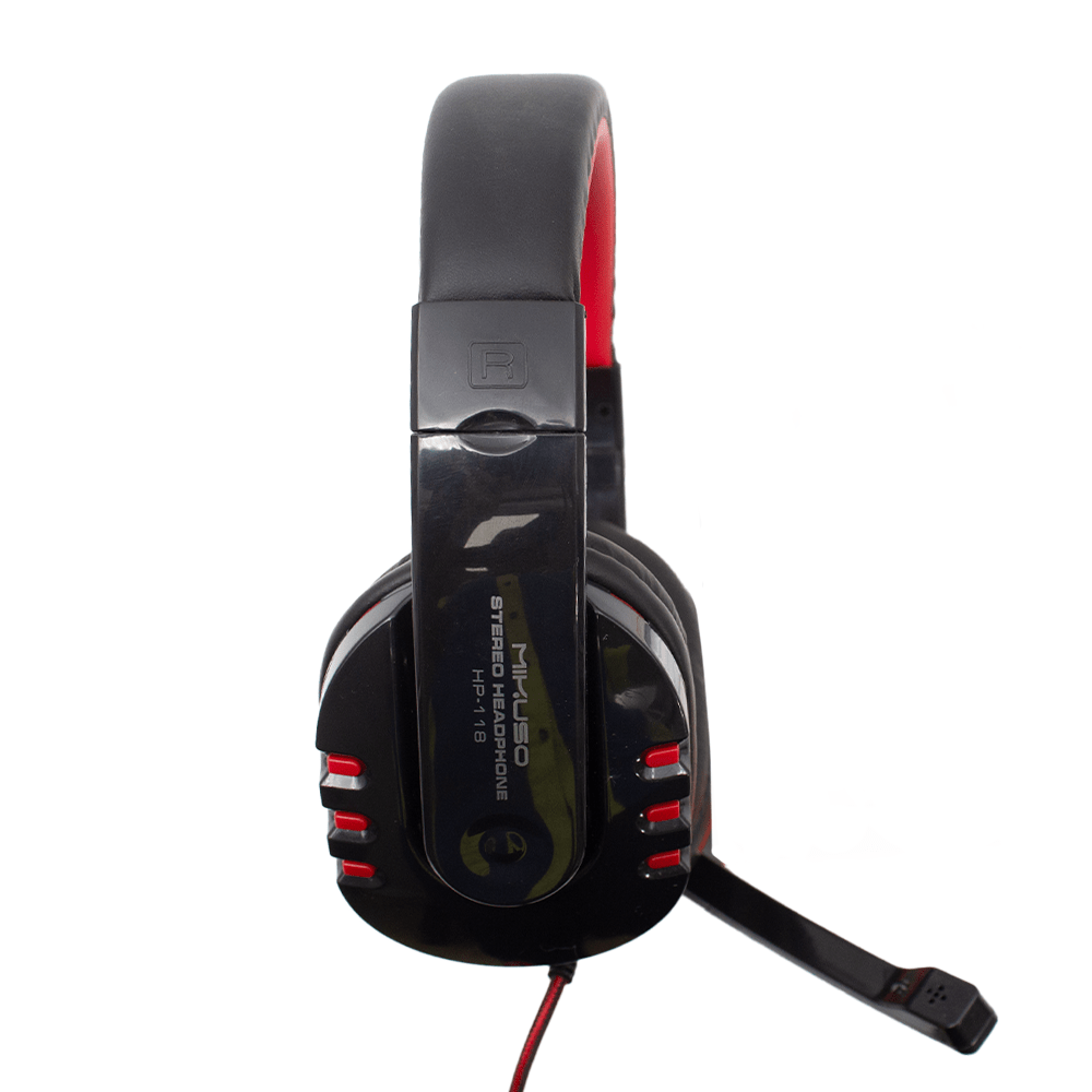 Mikuso Headphone Black HP-118 BK
