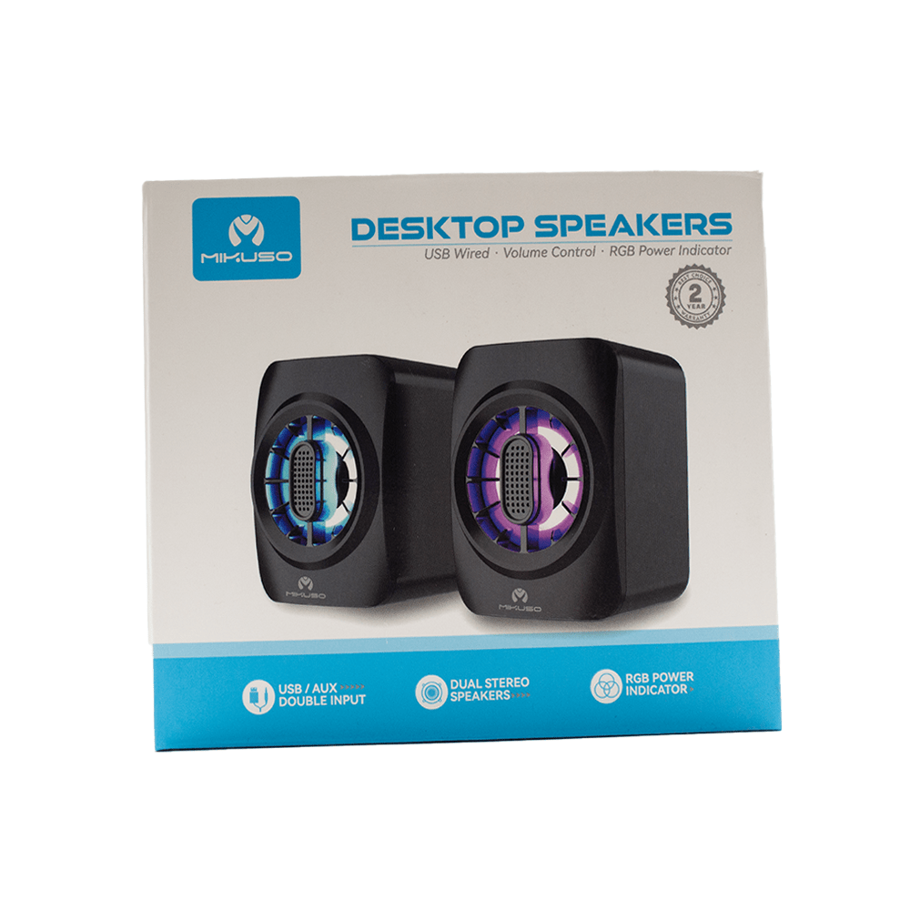 Mikuso 2.0 dual Computer Speaker SPK-054 BK