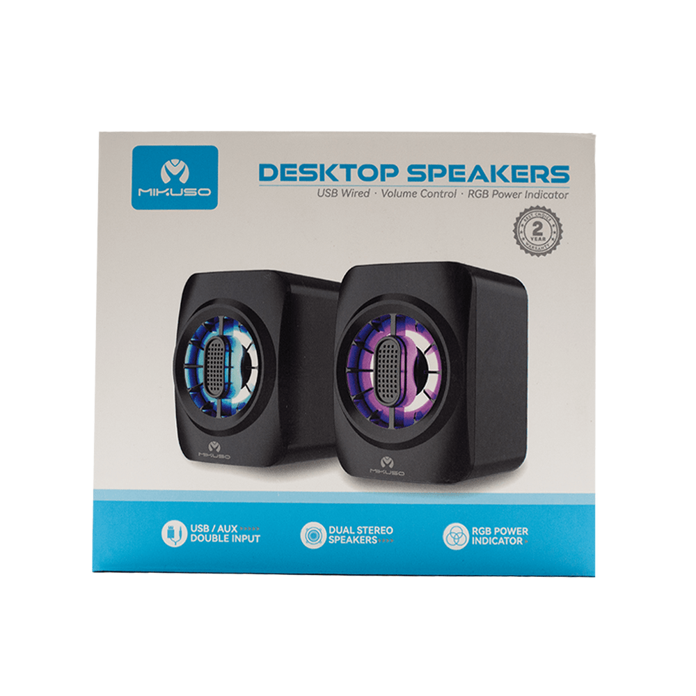 Mikuso 2.0 dual Computer Speaker SPK-054 BK