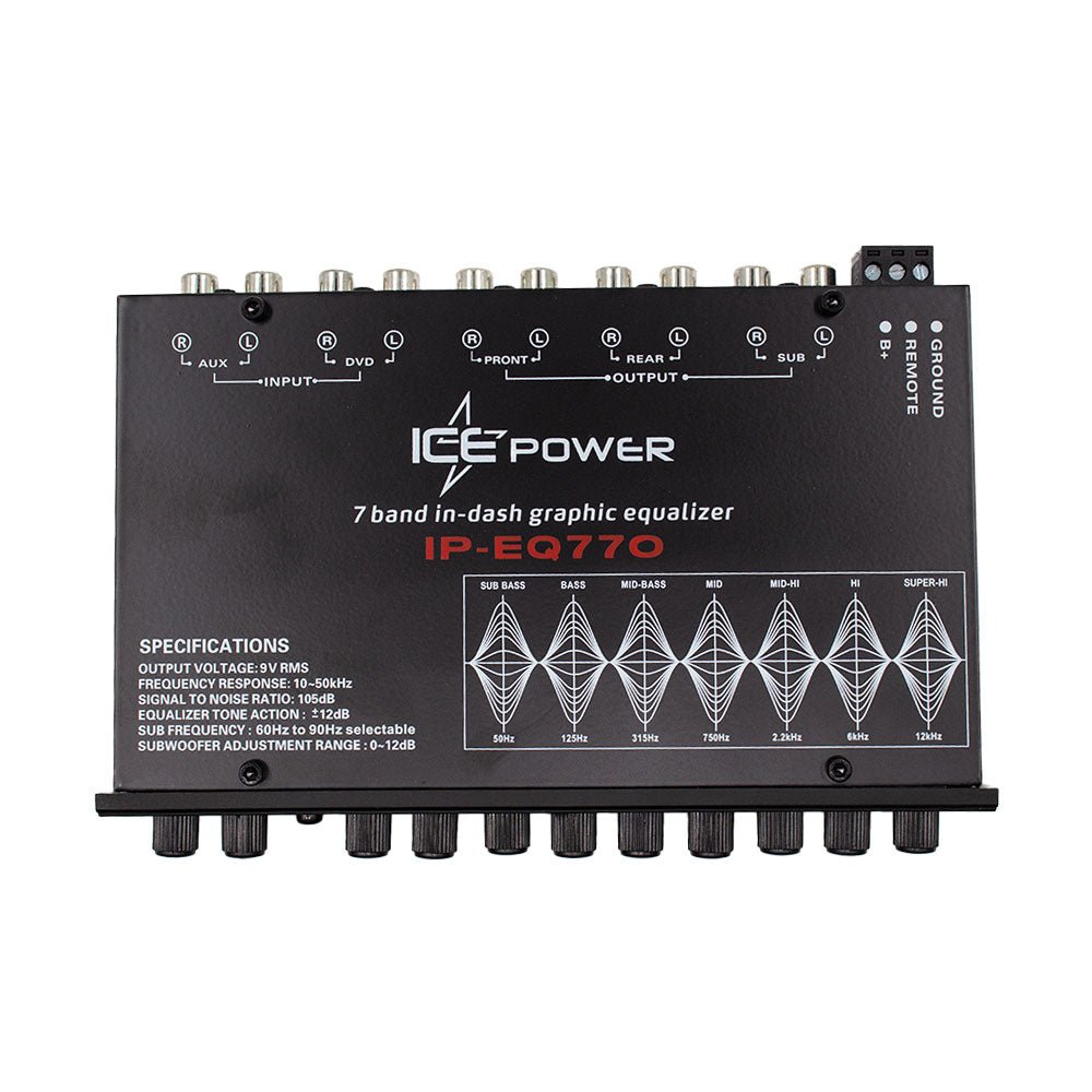 Ice Power 7 In-Dash Graphic Equalizer IP-EQ770