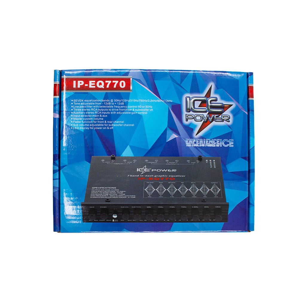 Ice Power 7 In-Dash Graphic Equalizer IP-EQ770