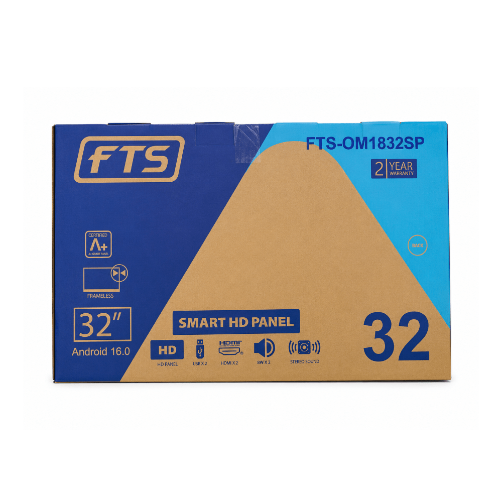 FTS 32''Smart Frameless HD Panel OM1832SP