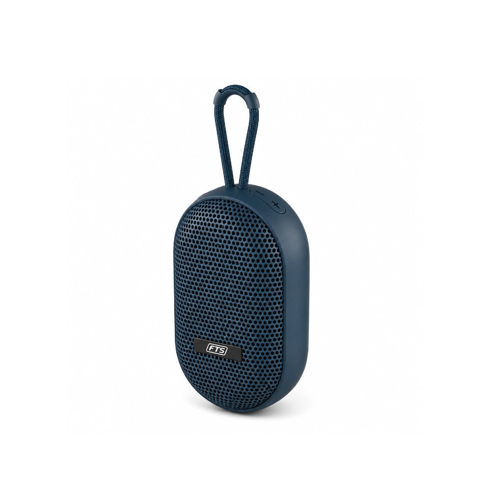 FTS Jivepod Clip-On Portable Bluetooth Speaker (80 W) – Blue