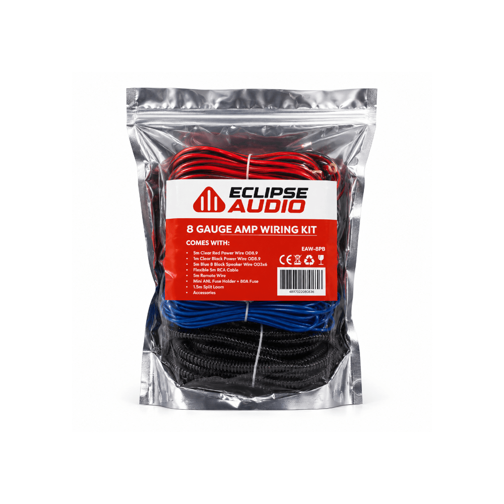 Eclipse Amp Wiring Kit 8 Gauge EA-8BP