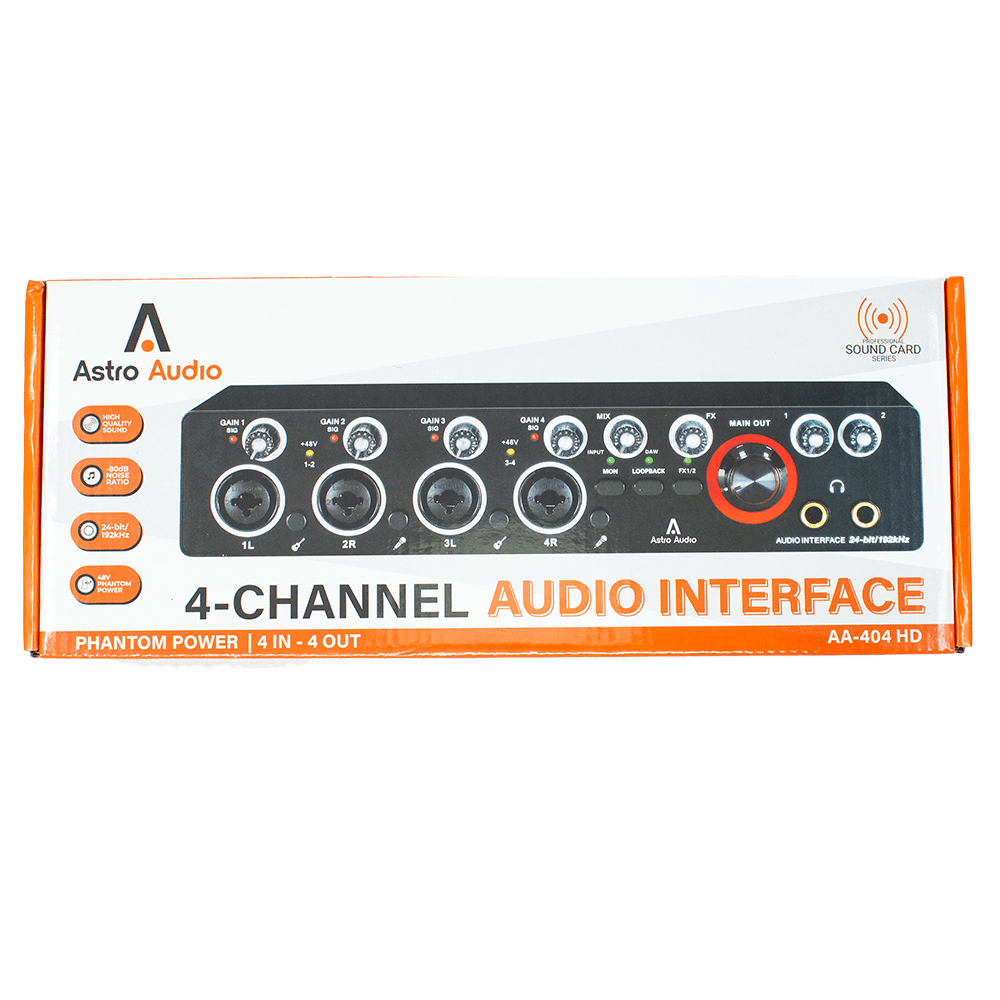 Astro Audio 4 Channel Audio Interface AA-404HD