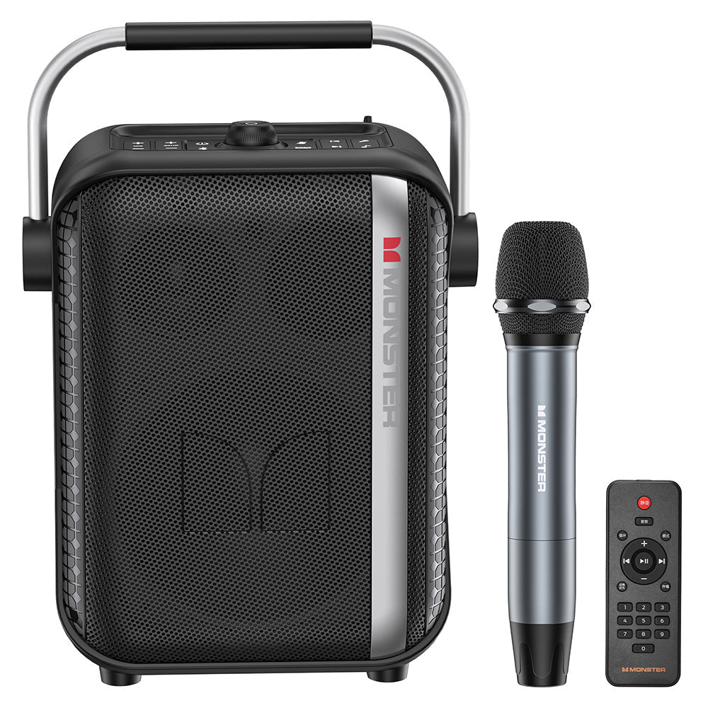Monster Traveler Mini Portable Bluetooth Speaker Black M184BK
