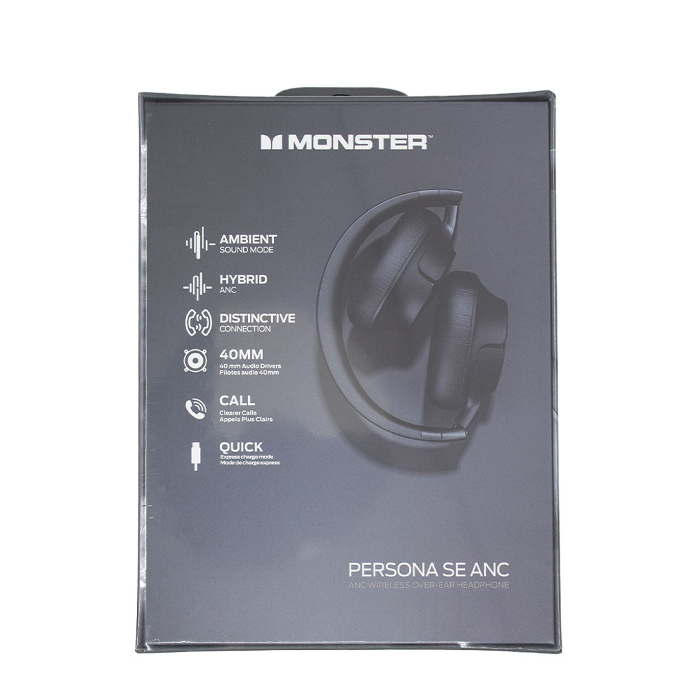Monster Persona SE Active Noise Cancelling Headphones Black E67BK