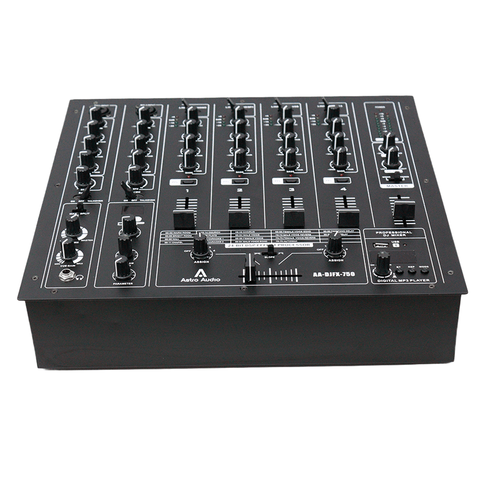 Astro Audio 5-Channel DJ Mixer DJFX-750