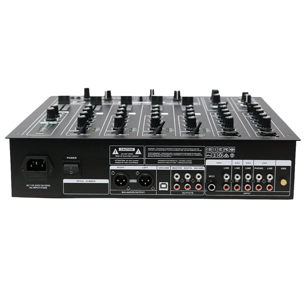 Astro Audio 5-Channel DJ Mixer DJFX-750