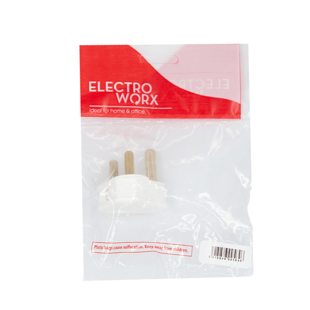 E/W Plug Tops - White Single