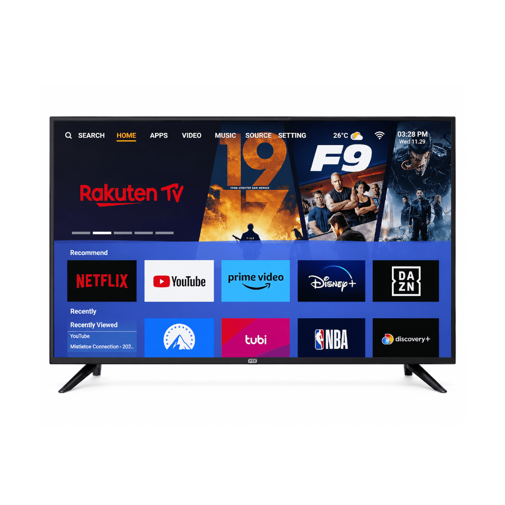 FTS 75" Smart Frameless UHD Led Panel Android 14 FTS-1875SP