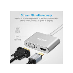 Astrum Type-C To VGA HDMI Adapter DA660