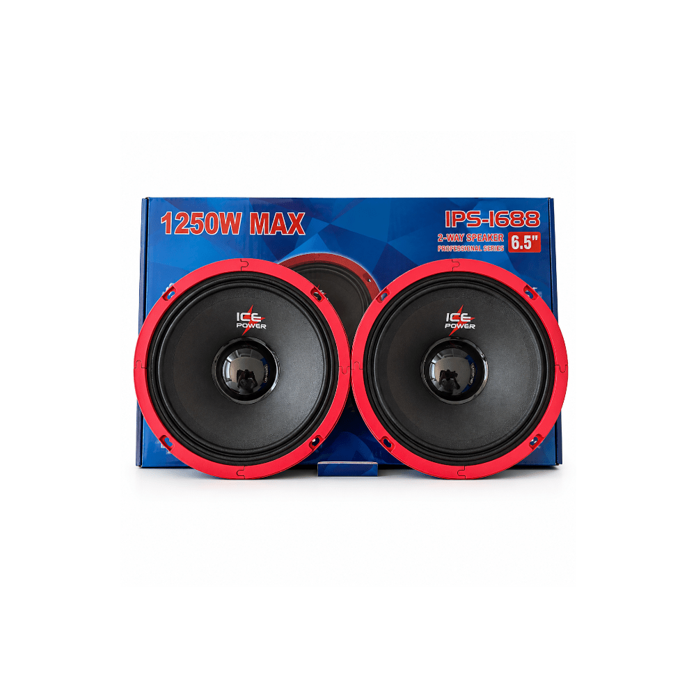 Ice Power 6.5" Midrange 3-Way Speaker 1200W IPS-1696R