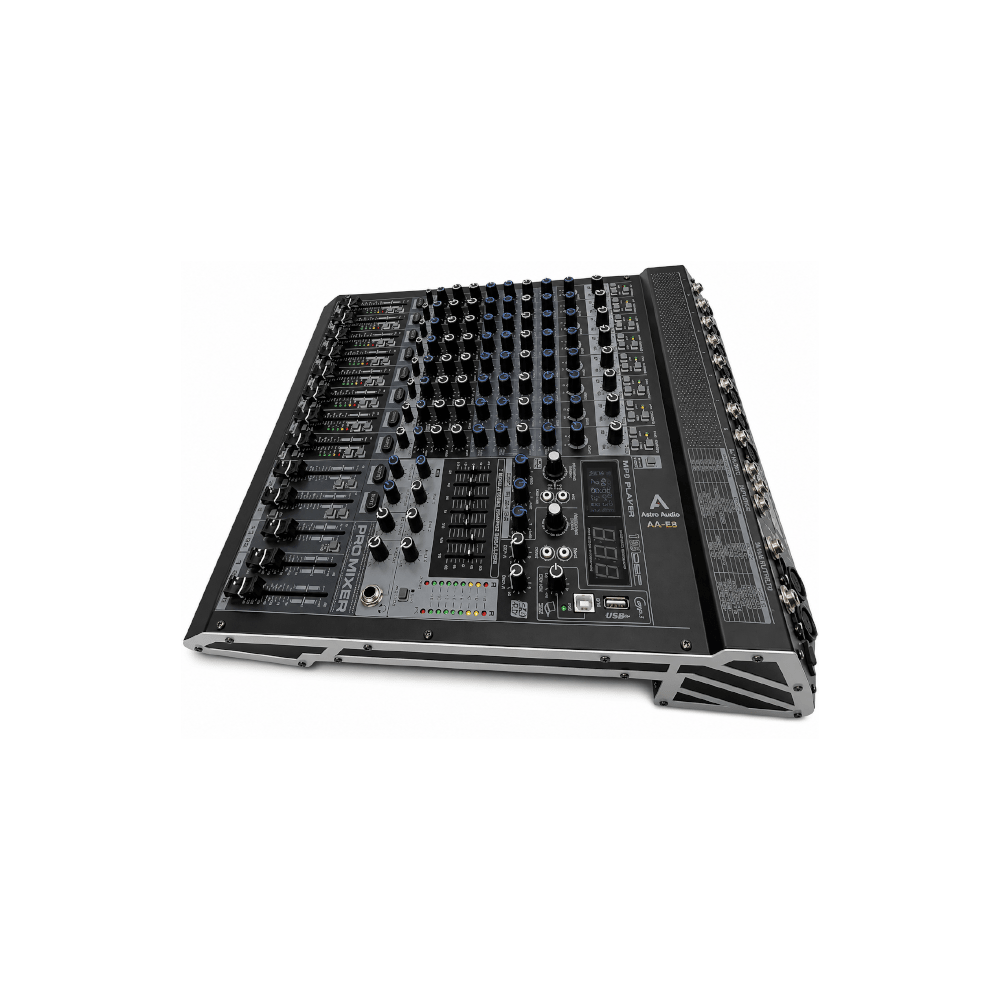 Astro Audio 8CH Desktop Mixer With USB AA-E8