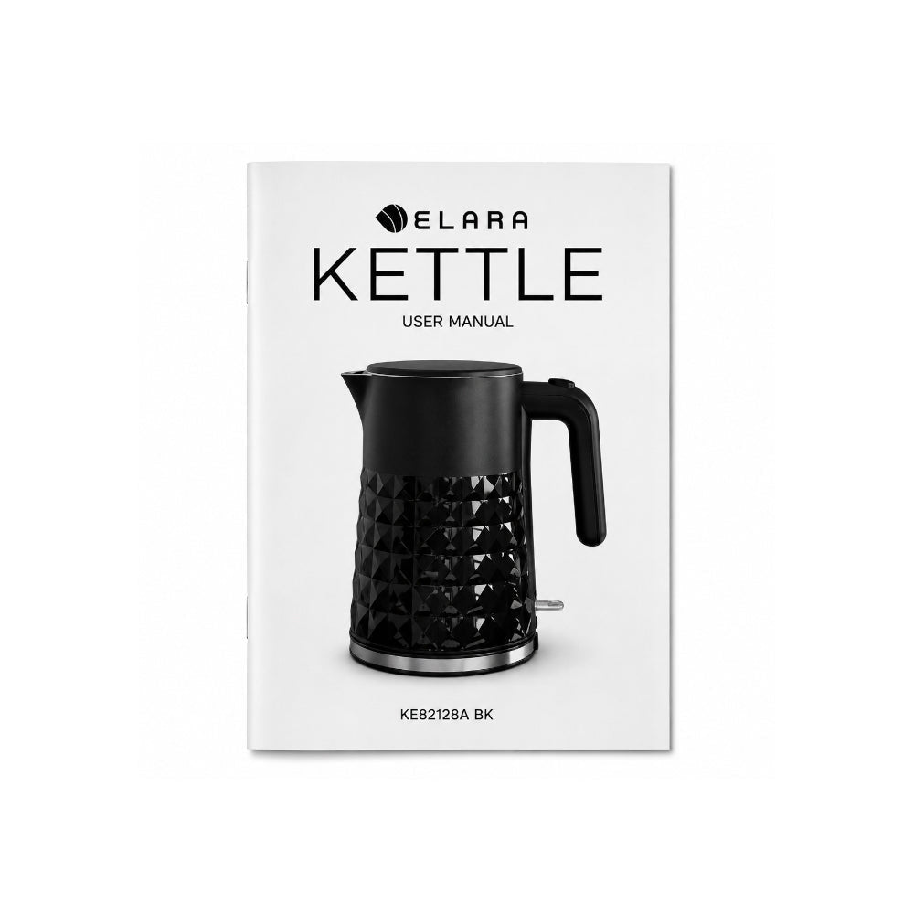 Elara 1.7L Cordless Kettle Black KE82128A BK