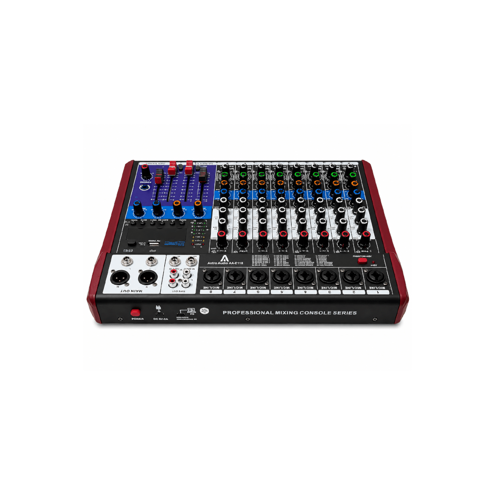Astro Audio 8CH Desktop Mixer With USB AA-E118