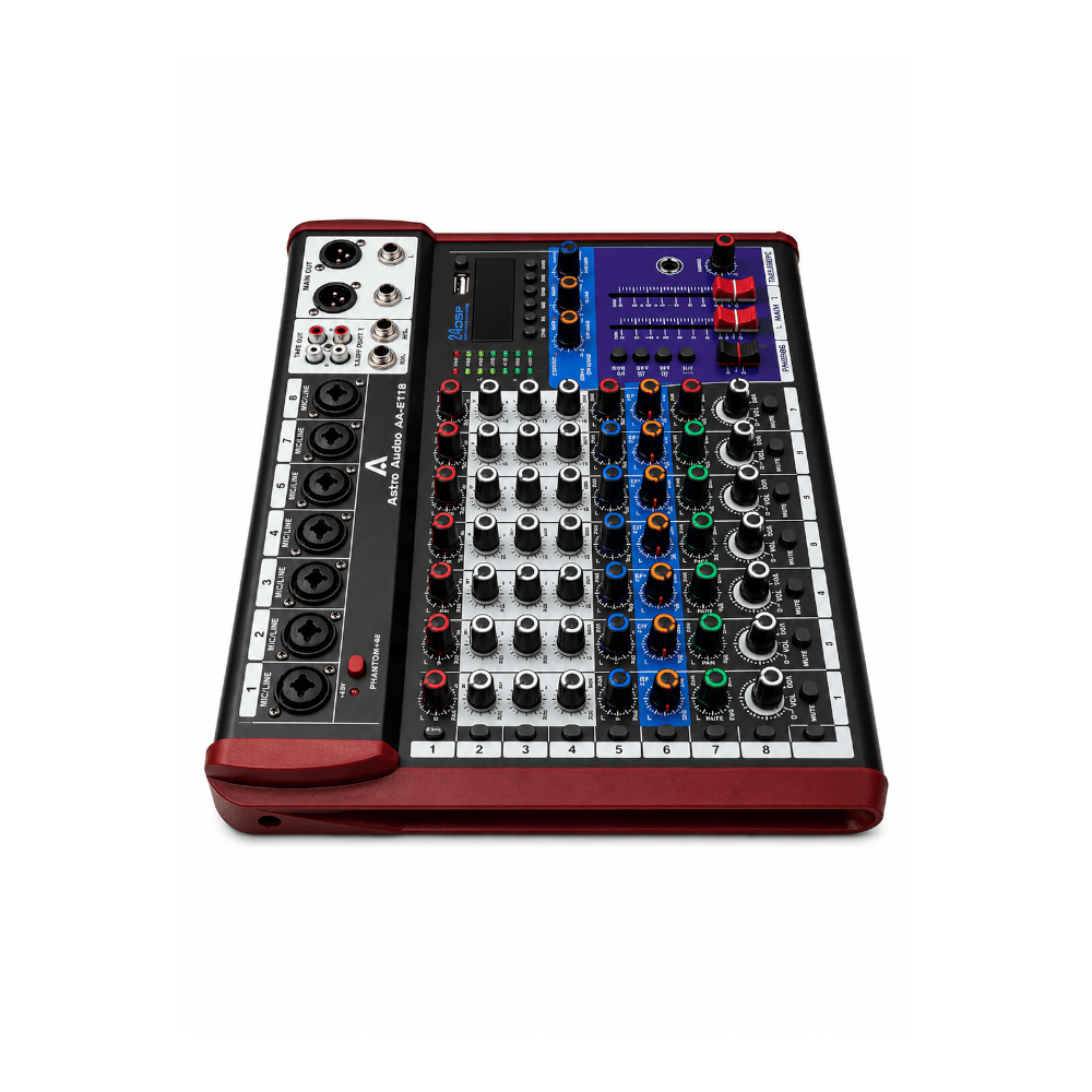 Astro Audio 8CH Desktop Mixer With USB AA-E118