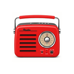 Mam Ncane RD/BK Fts Fm/Am/Sw/Bt  Portable Radio Red/Black (FTS-TS02)