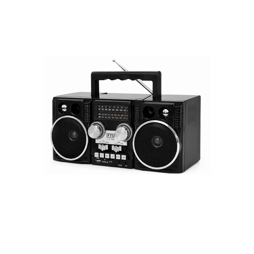 Madala BK Fts Fm/Am/Sw/Bt  Portable Radio Black (FTS-TS60)