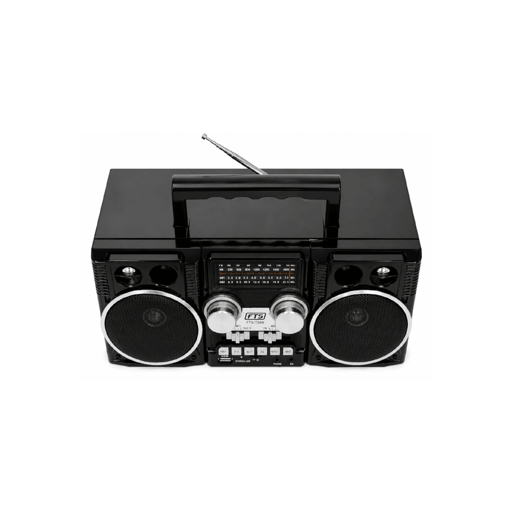 Madala BK Fts Fm/Am/Sw/Bt  Portable Radio Black (FTS-TS60)