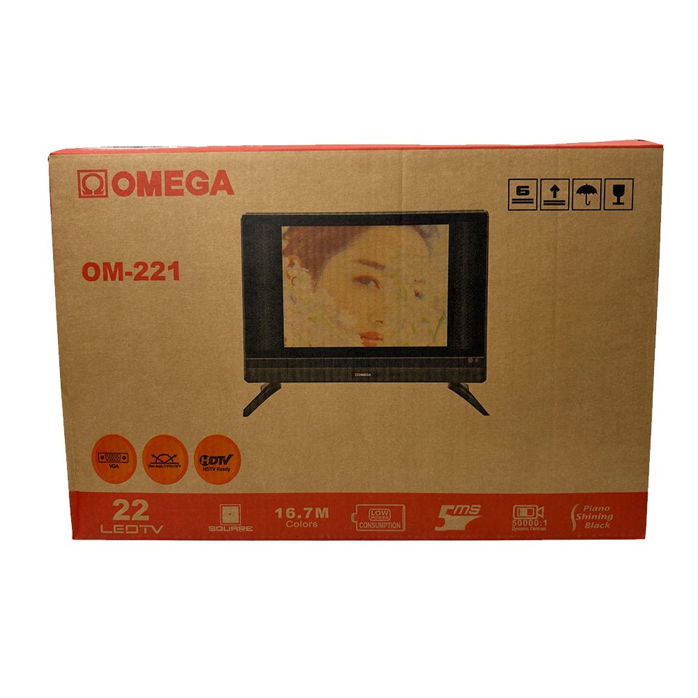 Omega 22" LED TV OM-221 – Compact HD Ready Television