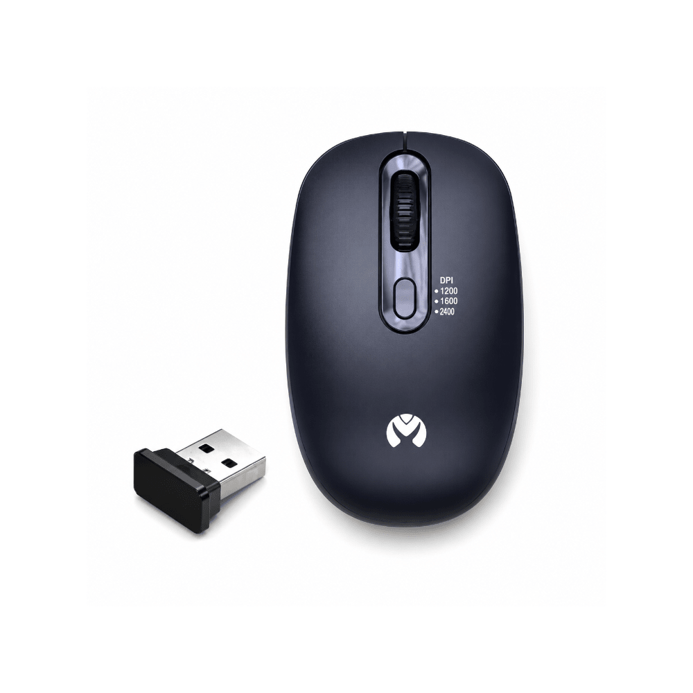 Mikuso DW 2.4GHz Wireless Mouse 1600 DPI – Black MOS-W116 BK